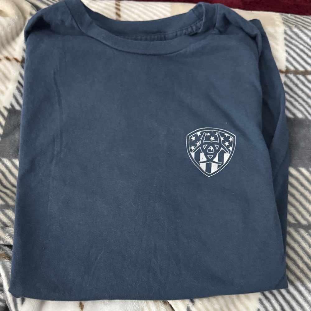 Ariat Kids Navy Long Sleeve Tee